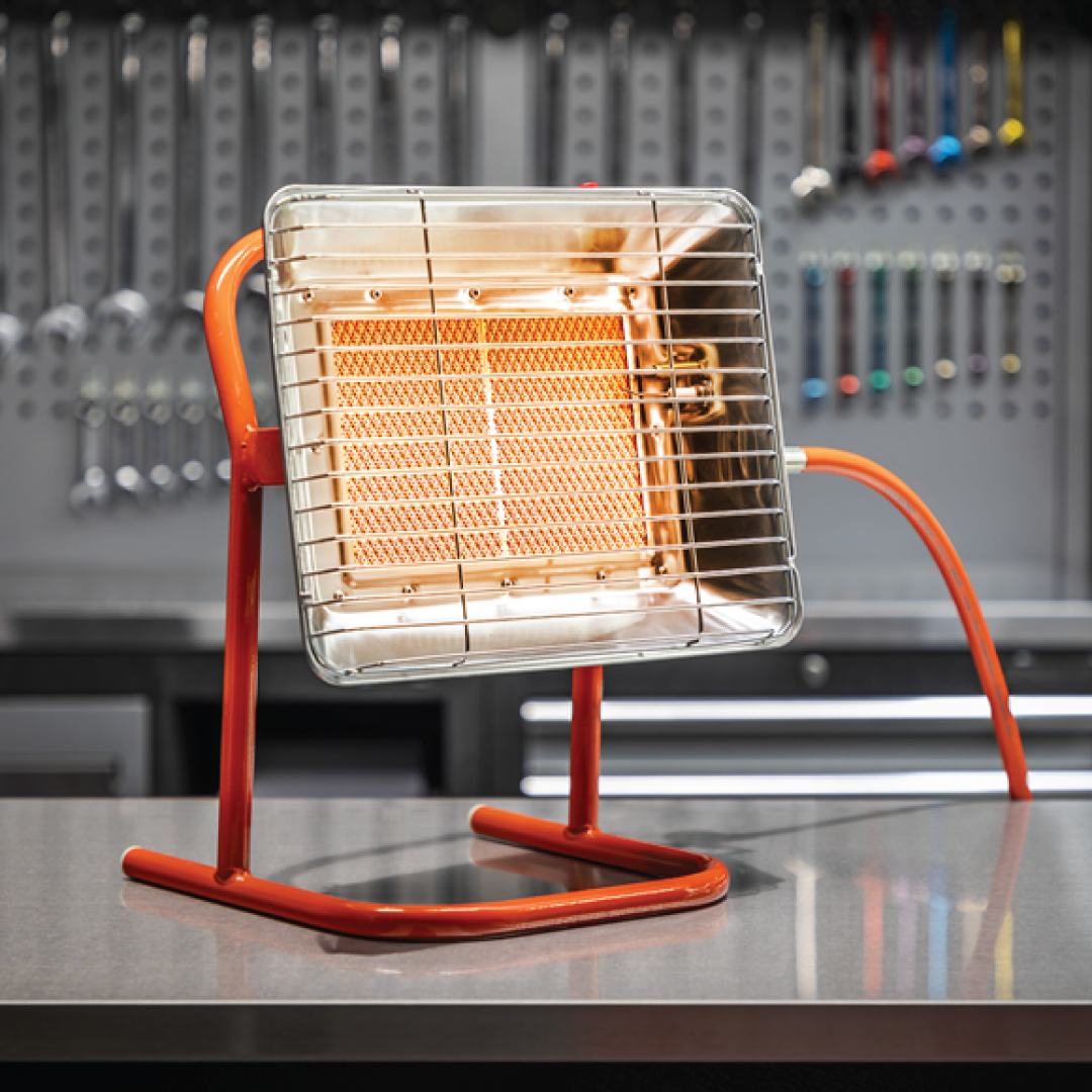 Sealey LP14 Space Warmer Propane Heater with Stand 14,330 Btu/hr