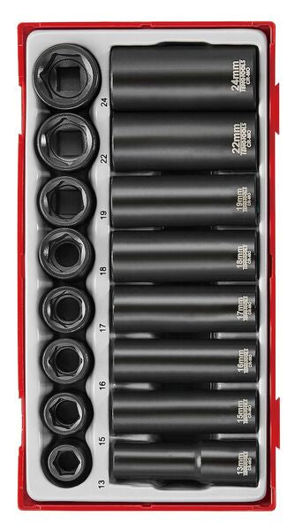 Tt Driver Bit Set TengTools TT9116N Impact Driver Drive TT Tray 16pc Set - 1/2