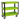 Sealey Superline PRO CX110HV Heavy-Duty Workshop Trolley 3-Level - Hi-Vis Green