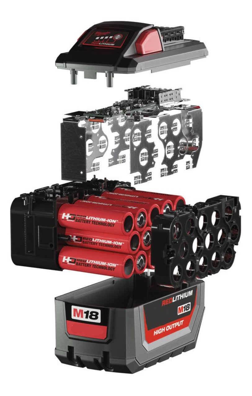 Milwaukee 5.5 high output battery best sale